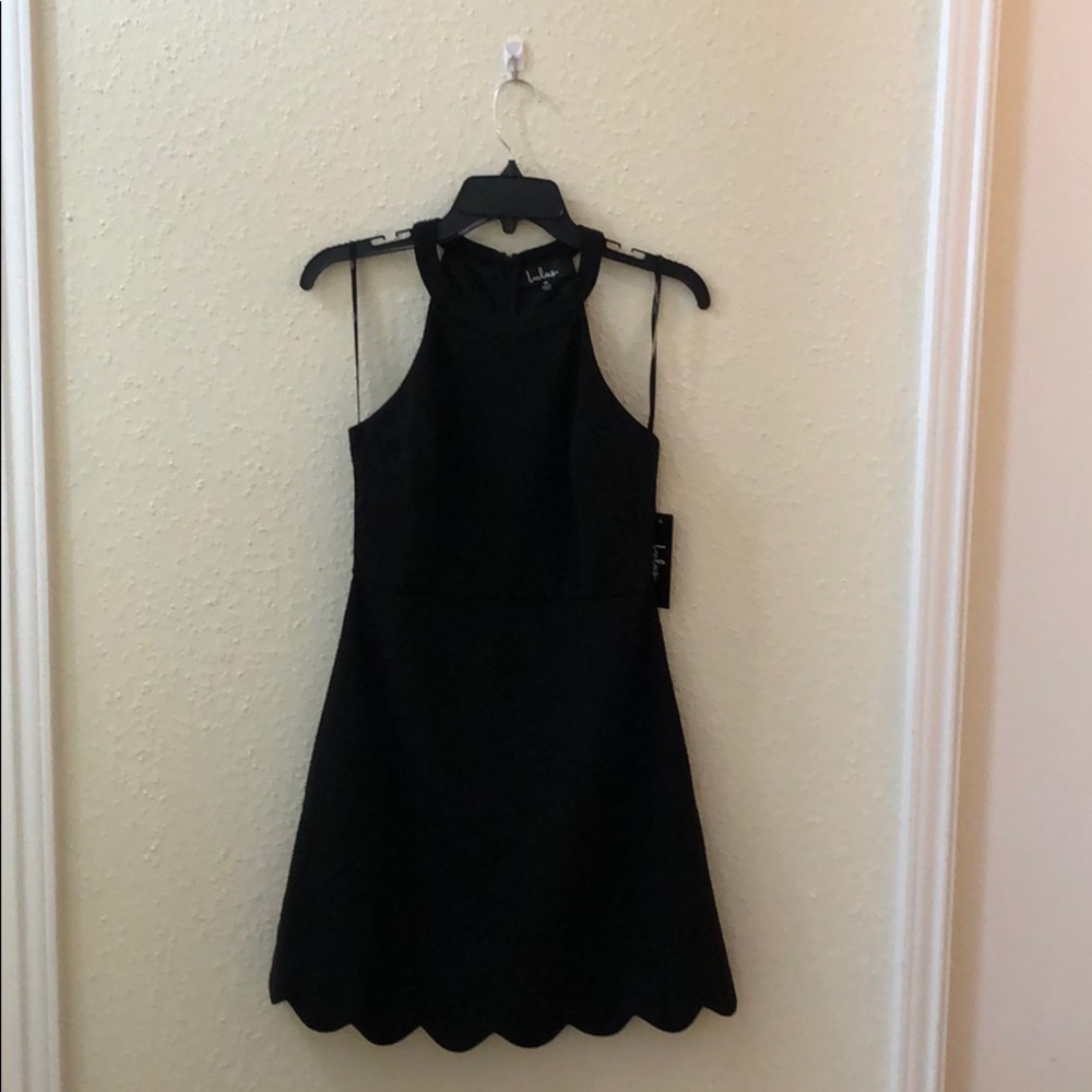 Lulu’s California Fitted Black Dress